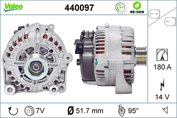 VALEO Alternátor 440097 1