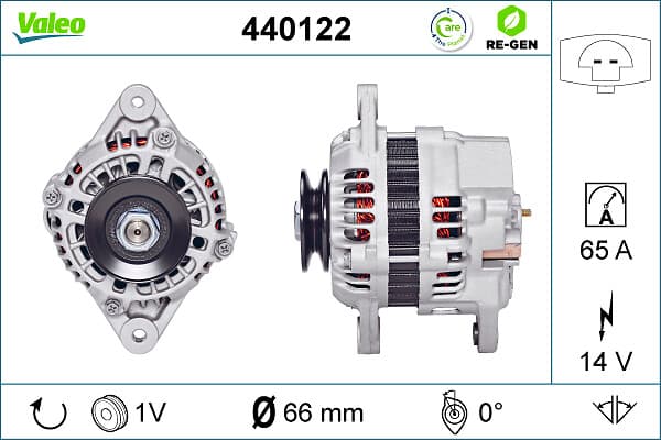 VALEO Alternátor 440122 1