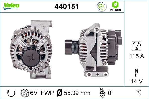 VALEO Alternátor 440151 1