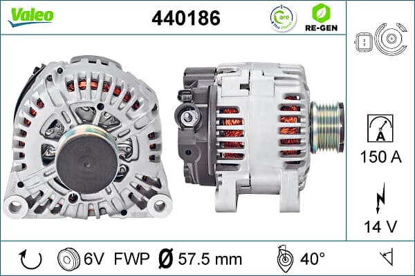 VALEO Alternátor 440186 1