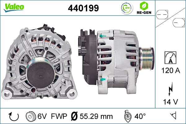 VALEO Alternátor 440199 1
