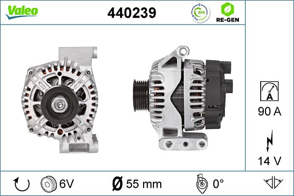 VALEO Alternátor 440239 1