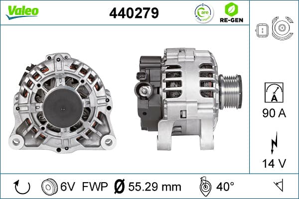 VALEO Alternátor 440279 1
