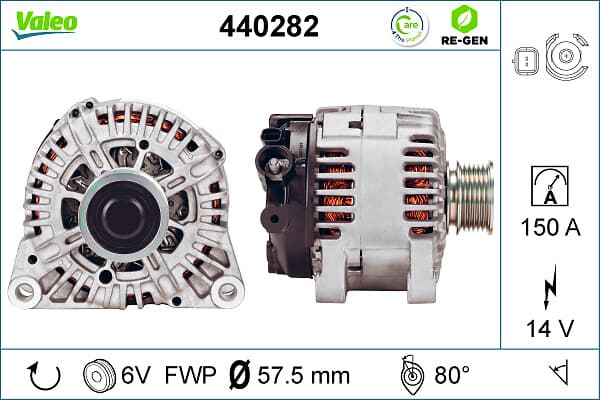 VALEO Alternátor 440282 1