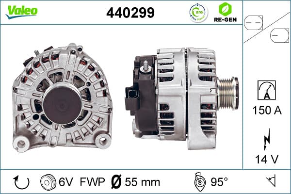 VALEO Alternátor 440299 1