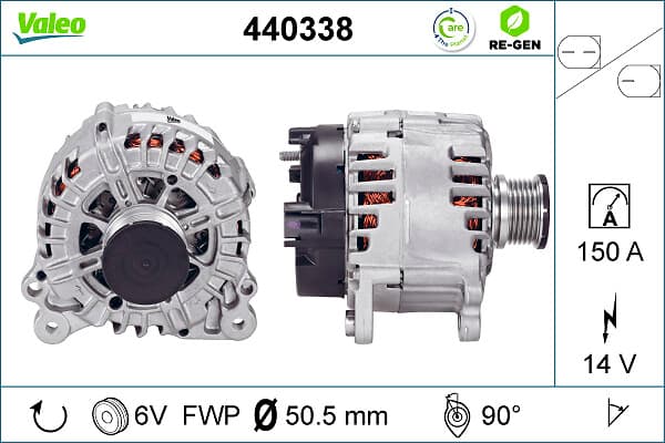 VALEO Alternátor 440338 1