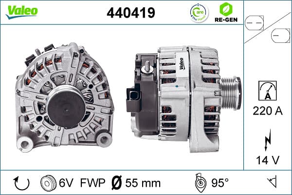 VALEO Alternátor 440419 1