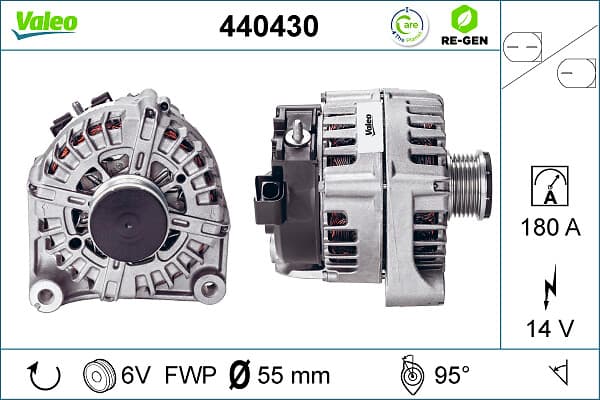 VALEO Alternátor 440430 1