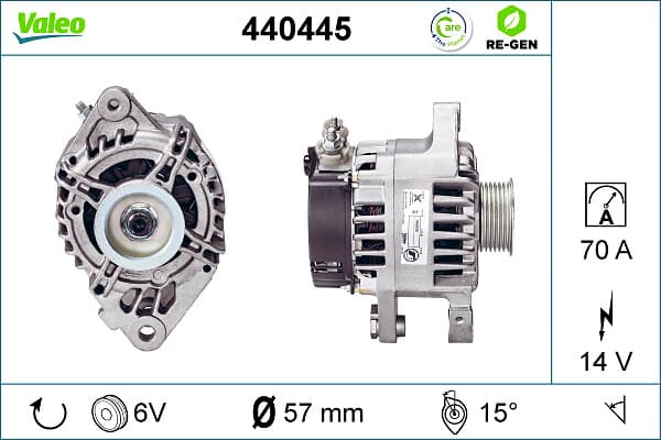 VALEO Alternátor 440445 1