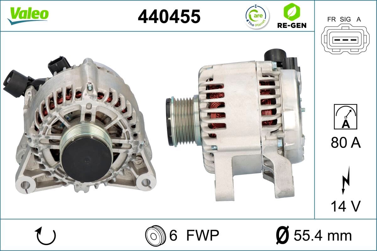 VALEO Alternátor 440455 1