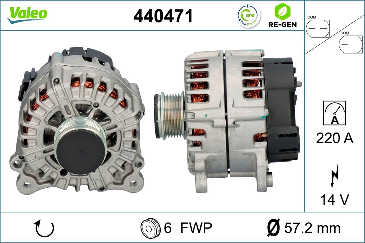 VALEO Alternátor 440471 1