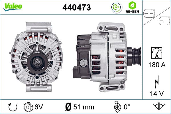 VALEO Alternátor 440473 1