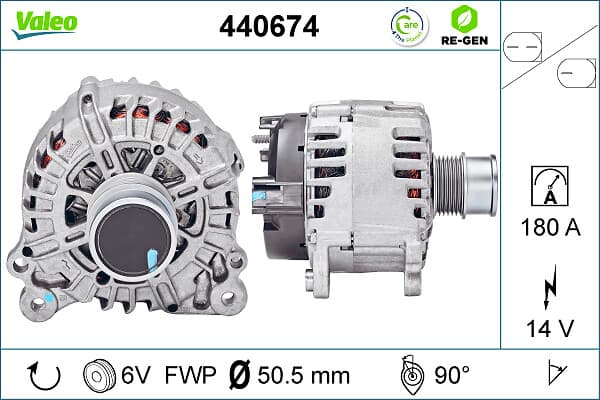 VALEO Alternátor 440674 1