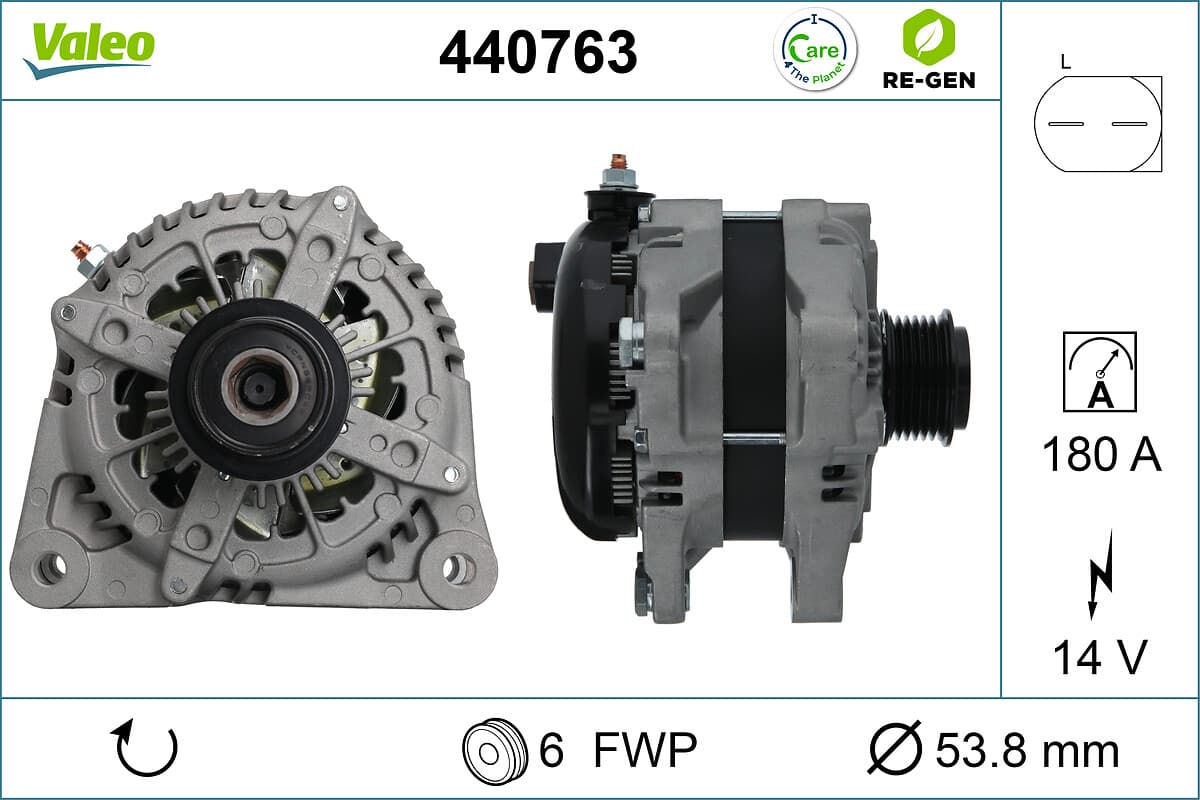 VALEO Alternátor 440763 1