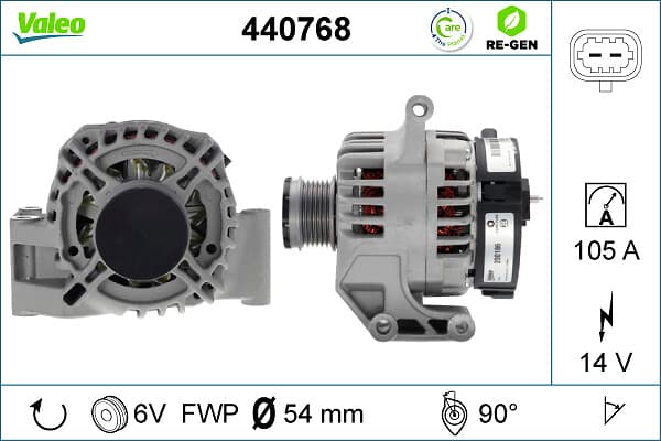 VALEO Alternátor 440768 1