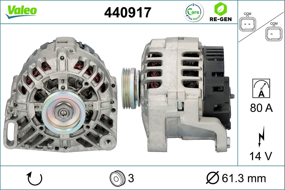 VALEO Alternátor 440917 1