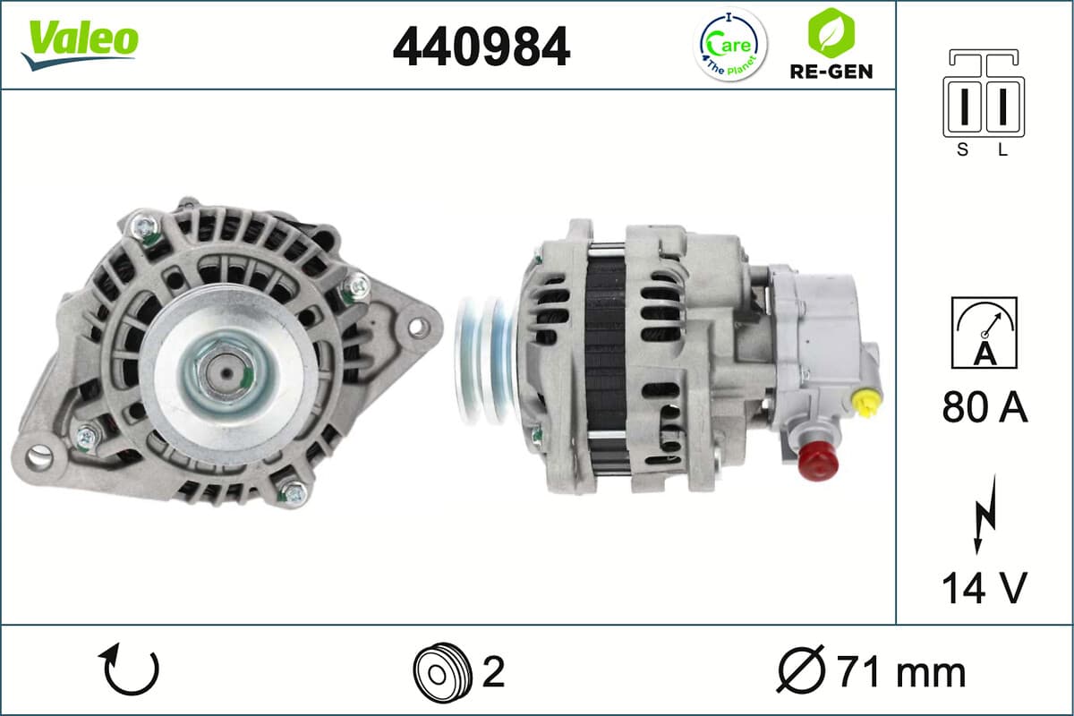 VALEO Alternátor 440984 1