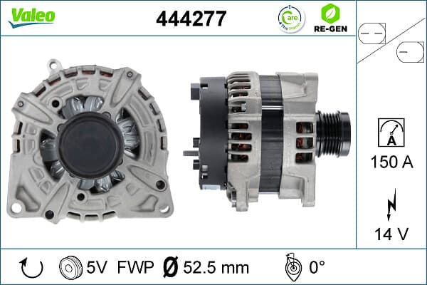 VALEO Alternátor 444277 1