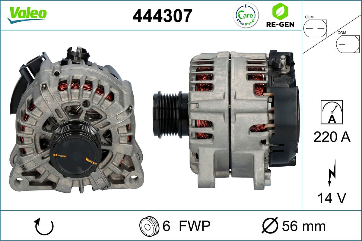 VALEO Alternátor 444307 1