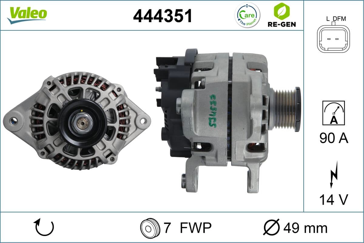 VALEO Alternátor 444351 1