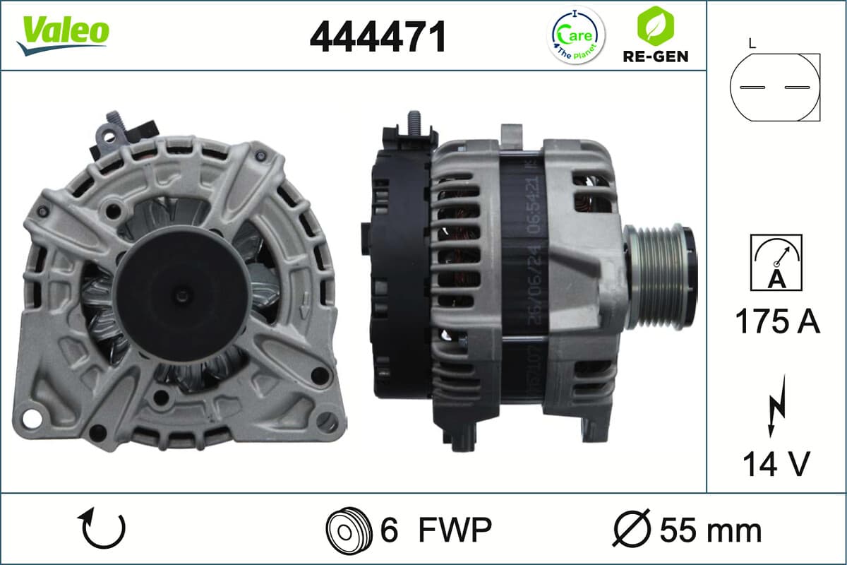 VALEO Alternátor 444471 1