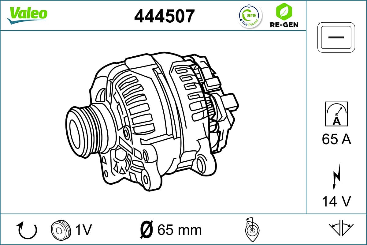 VALEO Alternátor 444507 1
