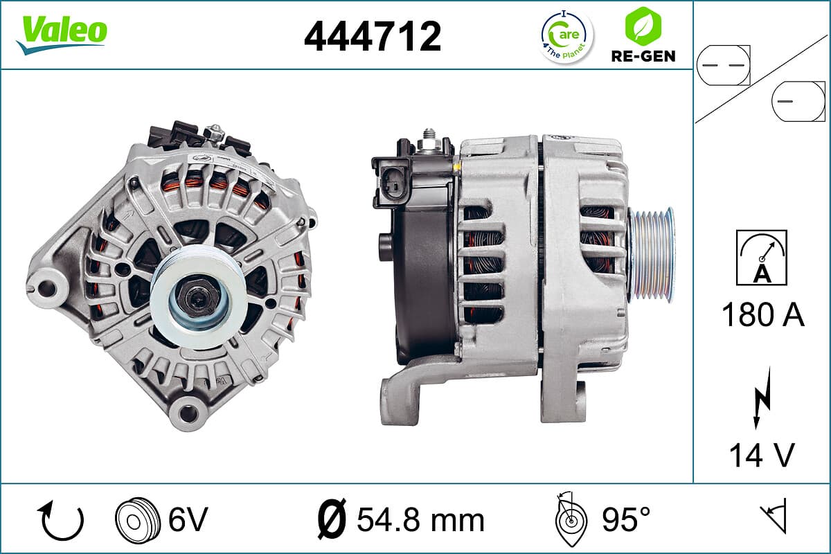 VALEO Alternátor 444712 1