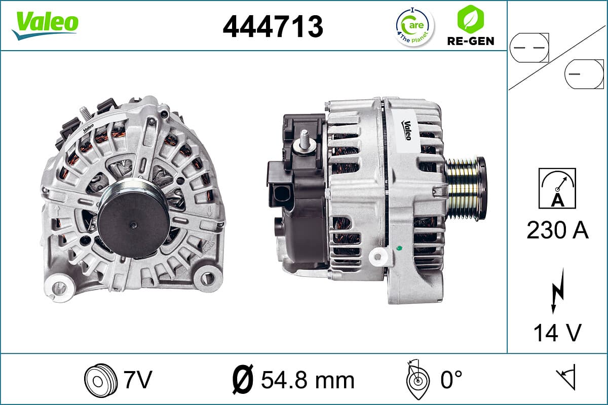 VALEO Alternátor 444713 1