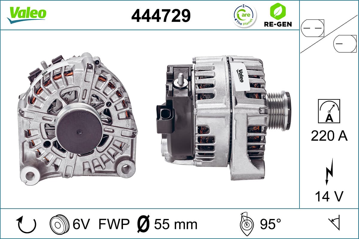 VALEO Alternátor 444729 1