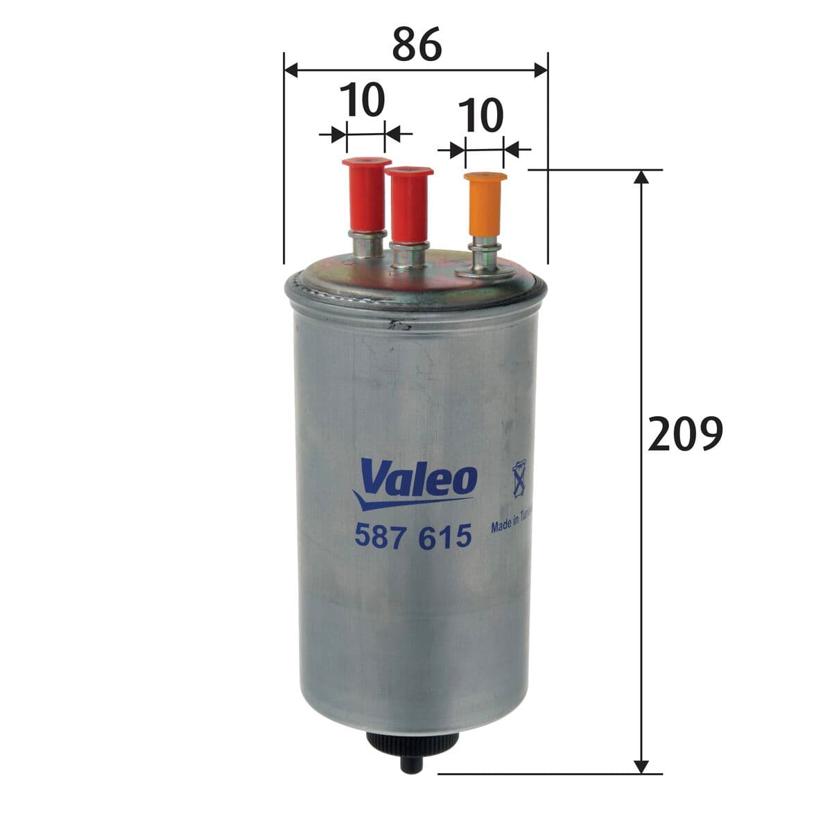 VALEO Palivový filter 587615 1