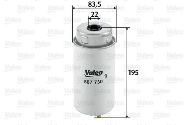 VALEO Palivový filter 587730 1