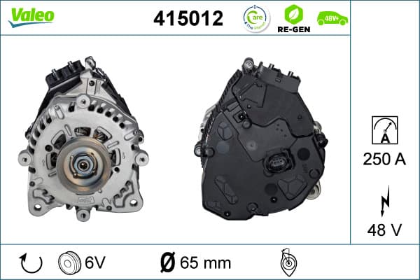 VALEO Generátor zapaľovania 415012 1