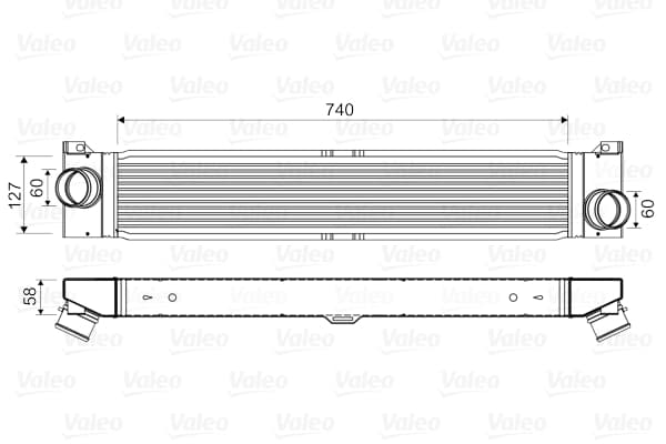 VALEO Chladič plniaceho vzduchu 818569 1