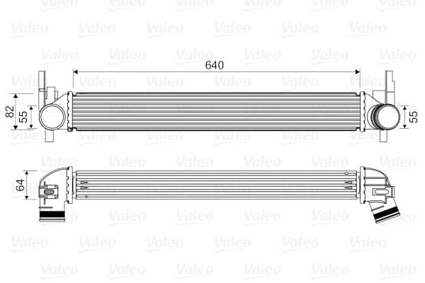 VALEO Chladič plniaceho vzduchu 818574 1