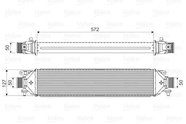 VALEO Chladič plniaceho vzduchu 818824 1