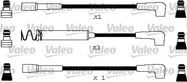 VALEO Sada zapaľovacích káblov 346670 1