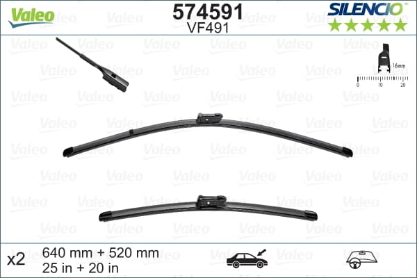 VALEO Stieracia lišta 574591 1