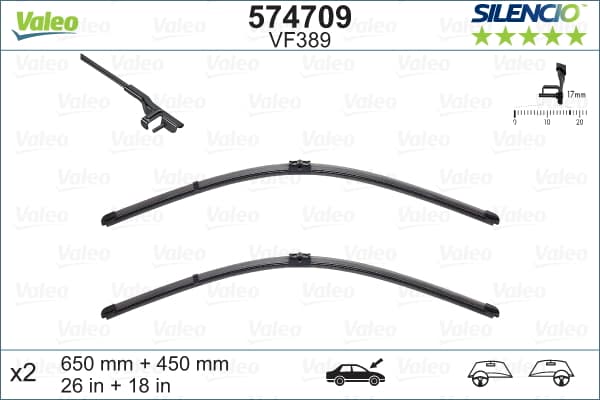 VALEO Stieracia lišta 574709 1