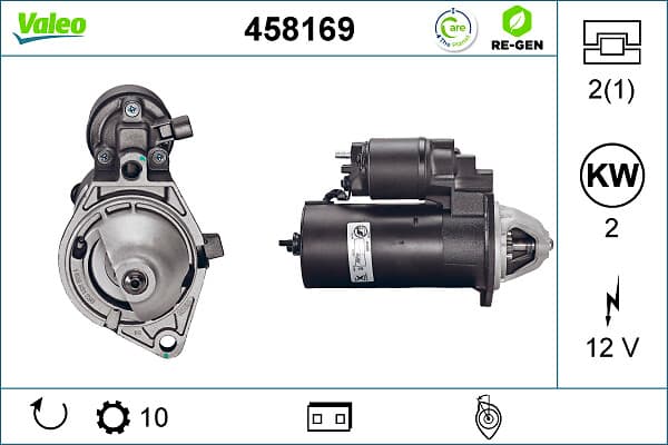 VALEO Štartér 458169 1