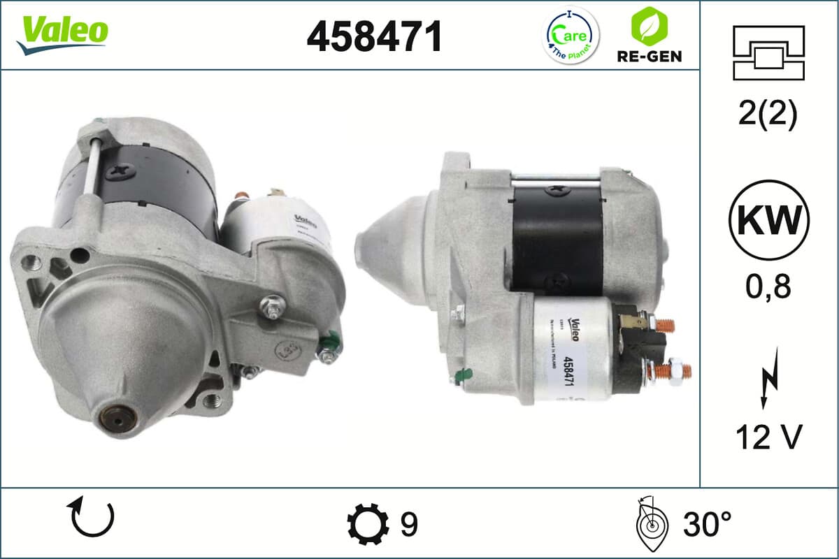 VALEO Štartér 458471 1