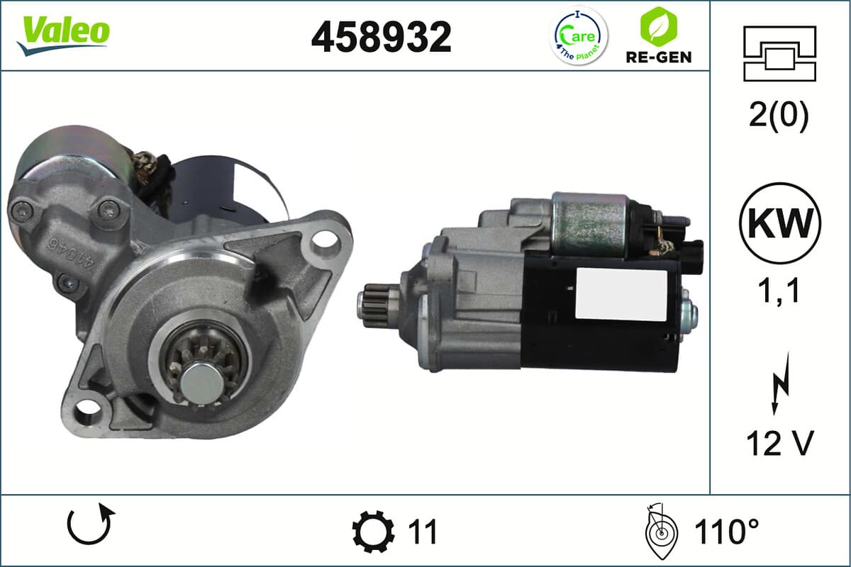 VALEO Štartér 458932 1