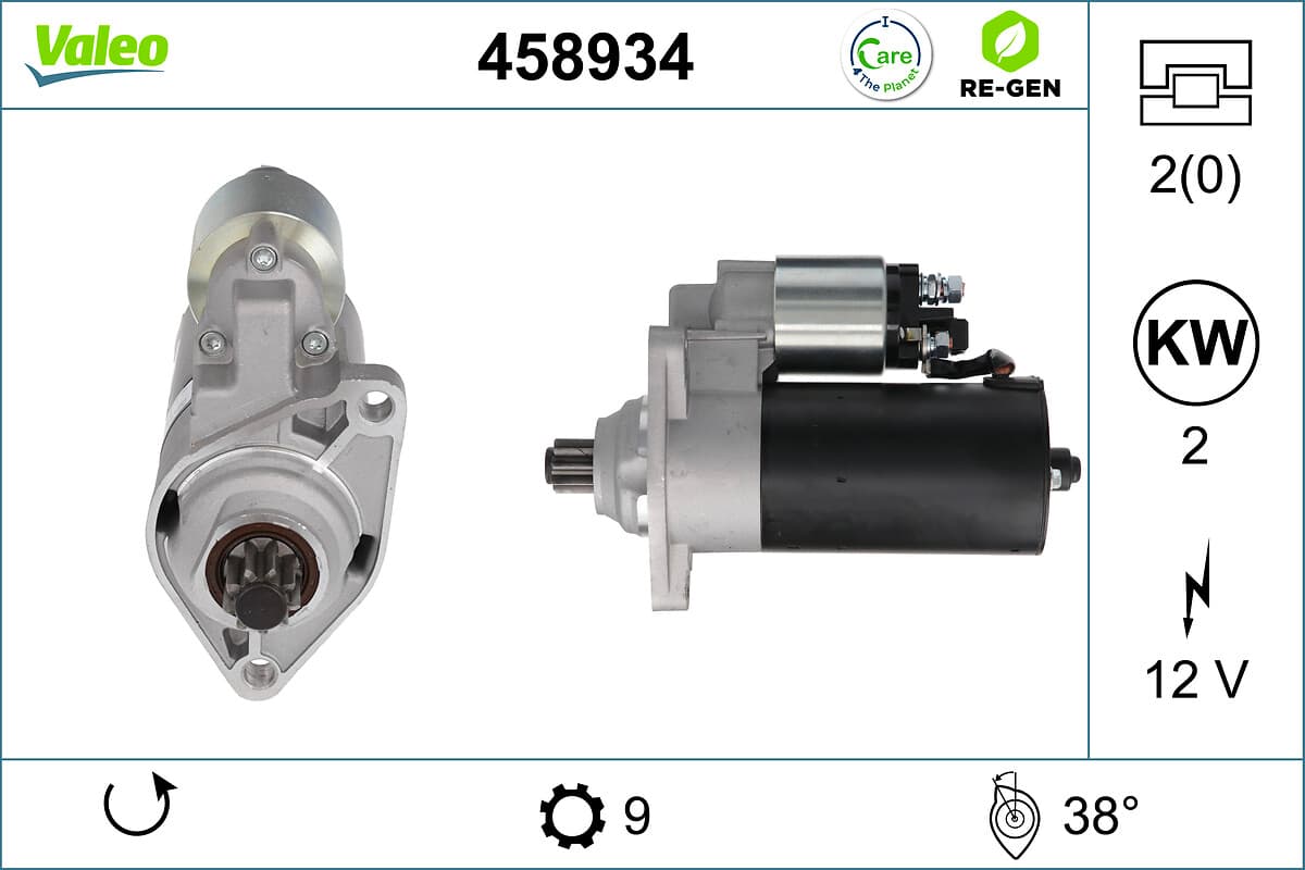 VALEO Štartér 458934 1
