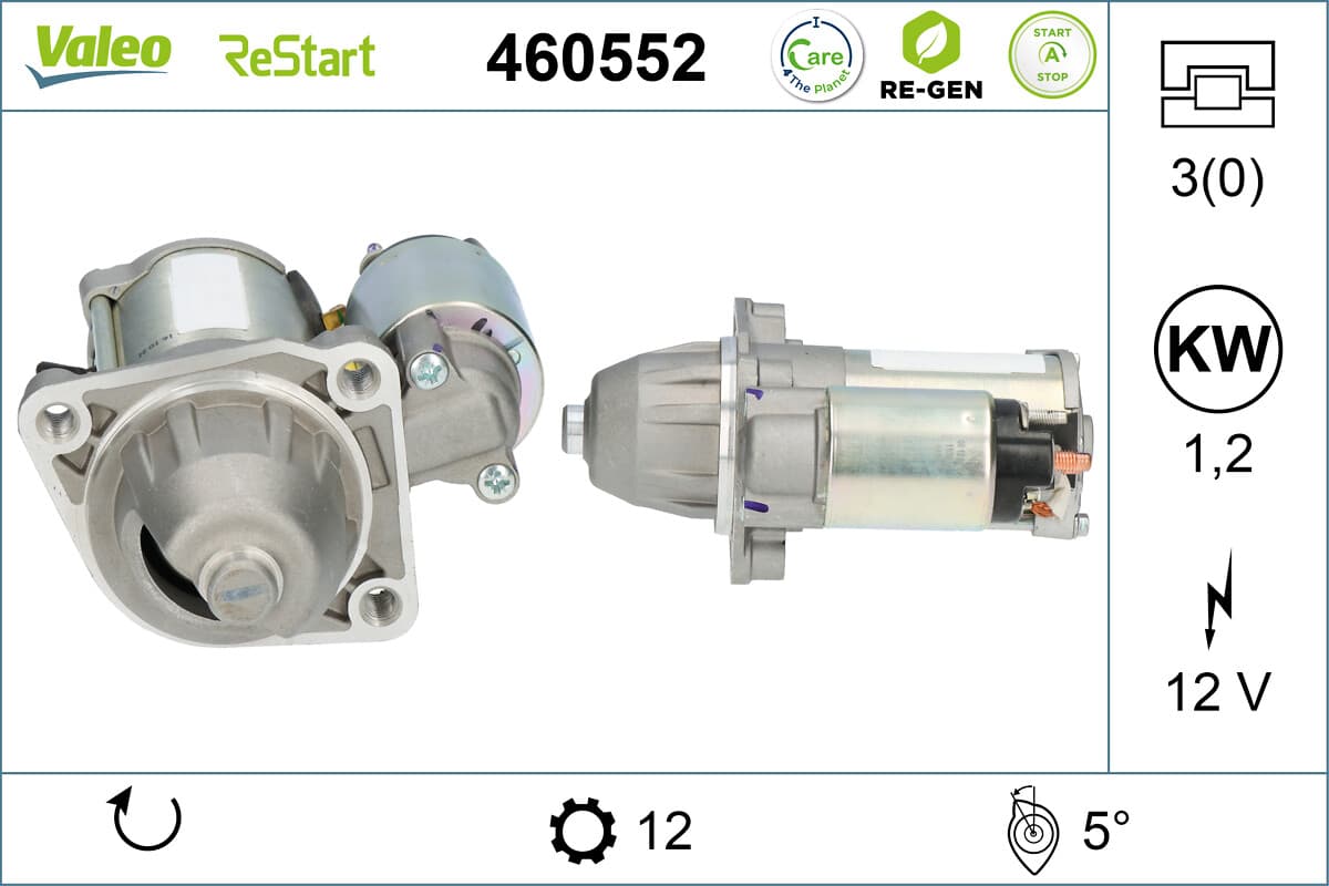 VALEO Štartér 460552 1