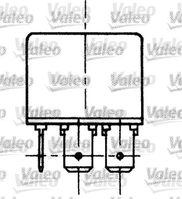VALEO Relé pracovného prúdu 643818 1