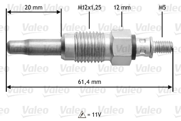 VALEO Žeraviaca sviečka 345108 1