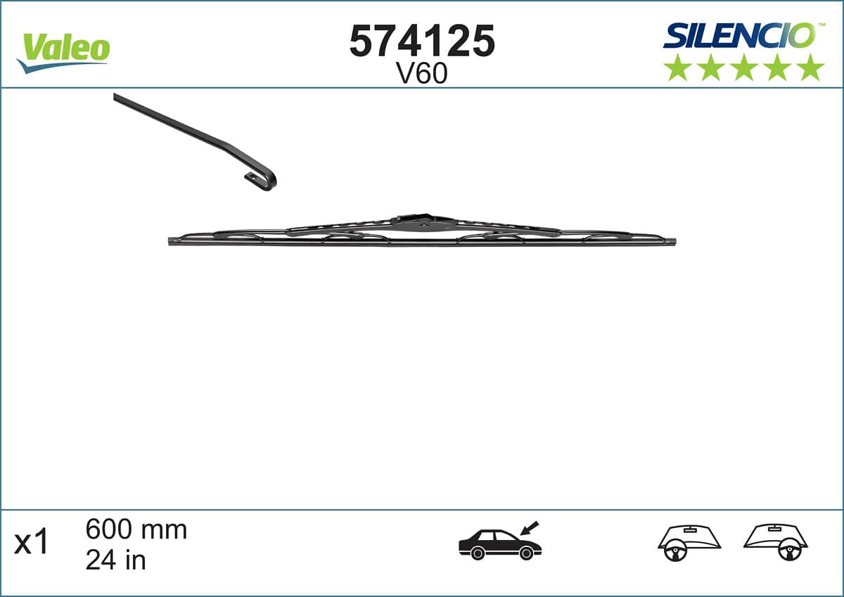 VALEO Stieracia lišta 574125 1