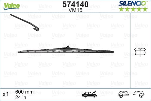 VALEO Stieracia lišta 574140 1