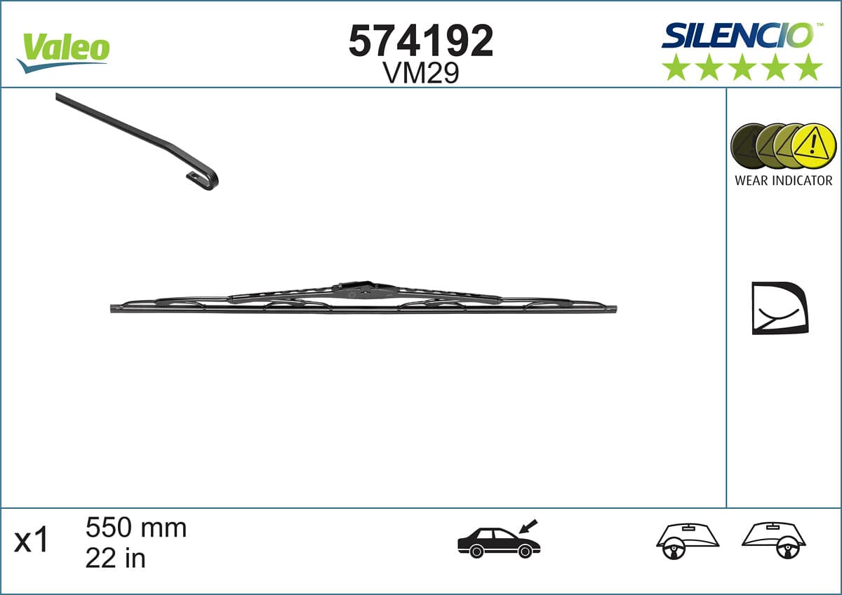 VALEO Stieracia lišta 574192 1