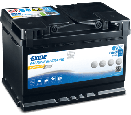 EXIDE Štartovacia batéria EQ600 1
