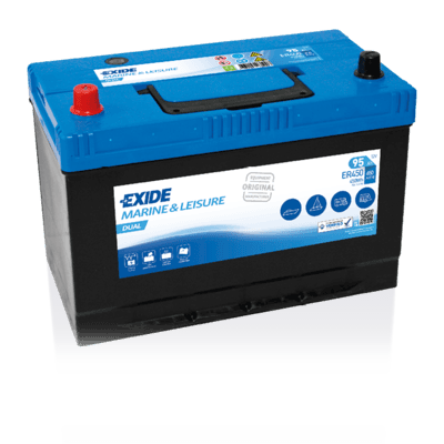 Trakčná batéria EXIDE DUAL 95Ah, 12V, ER450 ER450 1